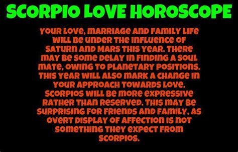 Read Scorpio love horoscope. Read your love horoscope and relationship ...