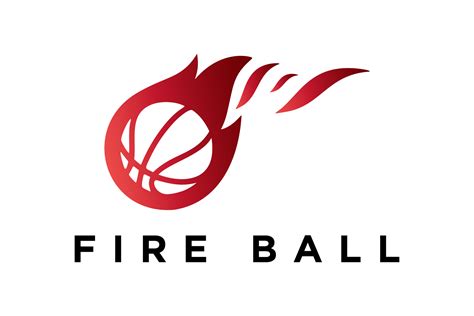 Fire Ball Logo Design Template Graphic by byemalkan · Creative Fabrica