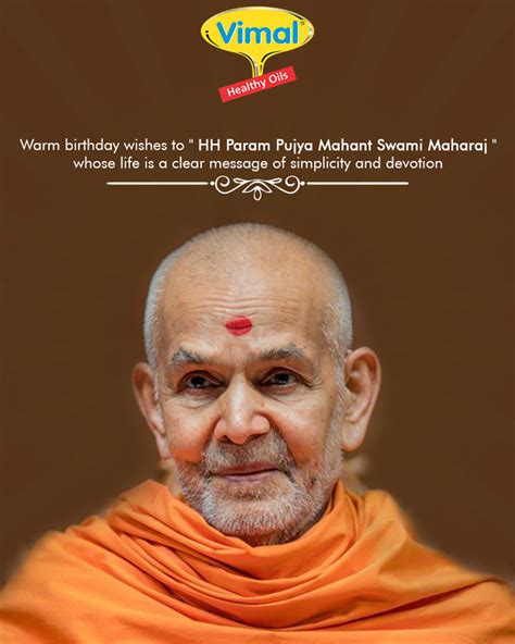 Pramukh Swami Maharaj Birthday Quotes - ShortQuotes.cc