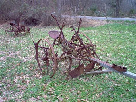 Yard Art: Beautiful Old Farm Equipment