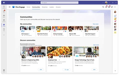 Join and create a community in Viva Engage - Microsoft Support