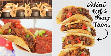 Beef And Cheese Mini Tacos | Kitchen Fun With My 3 Sons