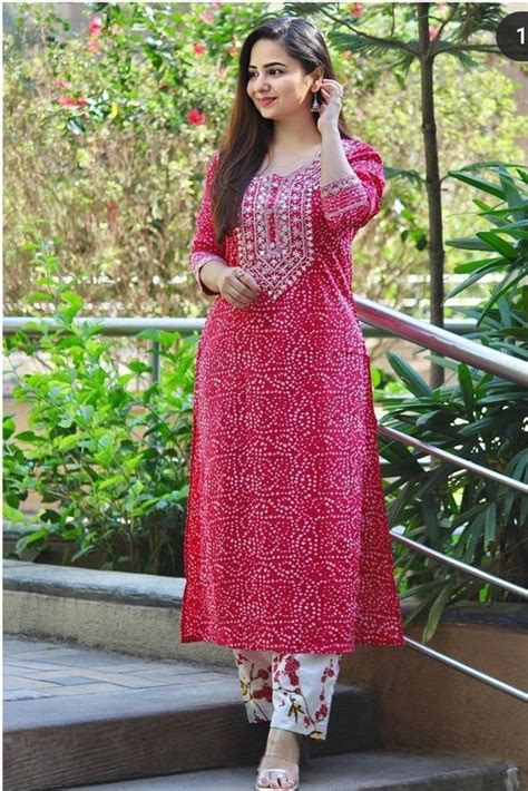 INDIAN EMBROIDERED BANDHEJ Dress Stretchable Kurta Printed - Etsy