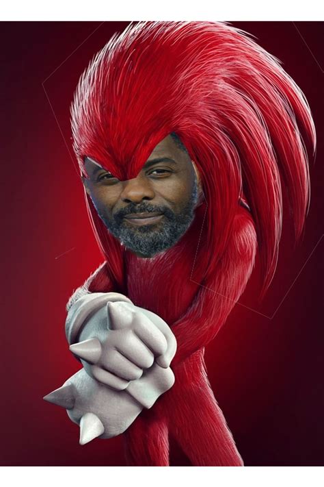 Idris Elba Knuckles by @jluiz1981 | Idris Elba as Knuckles | Know Your Meme