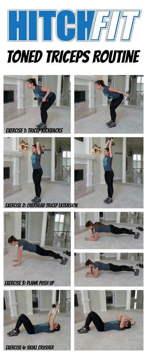 30 Minute Triceps Workout At Home With Dumbbells For Beginners for Burn Fat fast | Fitness and ...