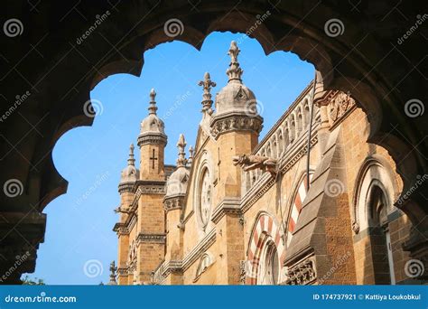 Chhatrapati Shivaji Terminus Railway Station, Mumbai, India Stock Image - Image of central ...