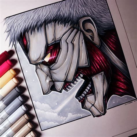 Armored Titan - Drawing by LethalChris on DeviantArt