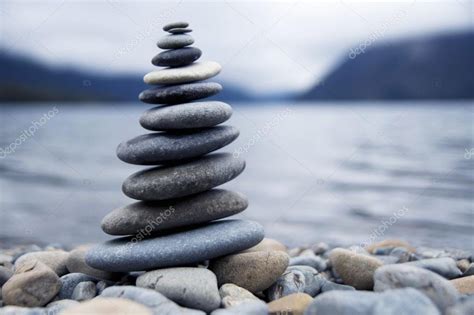 Zen balancing pebbles — Stock Photo © Rawpixel #52461047