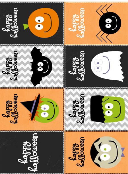 Free Halloween Stickers / Labels | Free printable labels & templates, label design @WorldLabel blog!