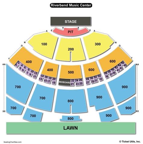 Riverbend Music Center Seating Chart | Seating Charts & Tickets