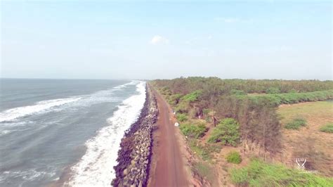 Kakinada Beach Aerial view - YouTube