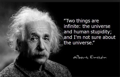 Zitat Albert Einstein Unendlichkeit | sprüche zitate leben