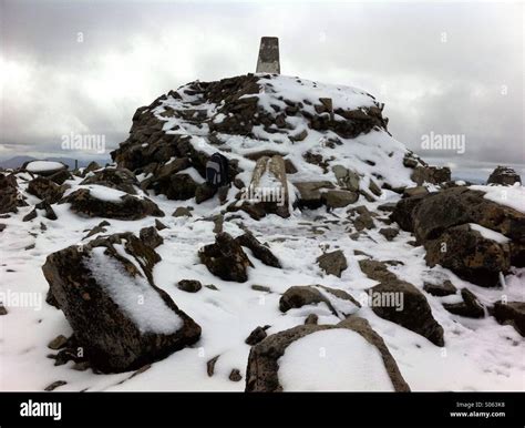 Ben Nevis Mountain Summit Stock Photo - Alamy