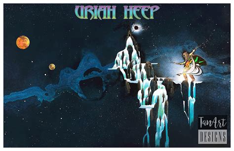 Uriah Heep Demons and Wizards Illustration Poster Uriah Heep Poster ...