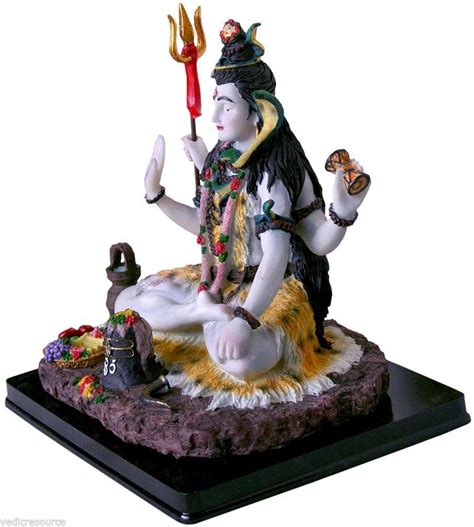 SHIVA Hindu STATUE # 9" Brahma Vishnu Siva Murti J04 | #1795750497