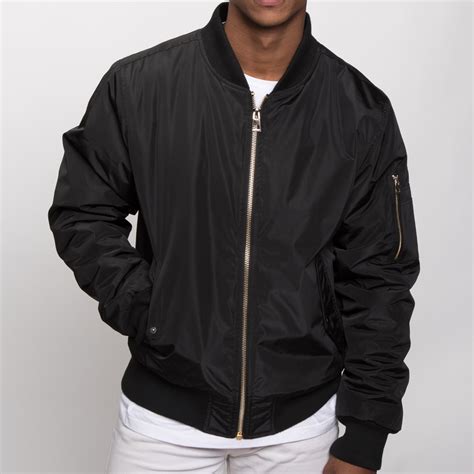 Mens Bomber Jacket - black - 17605