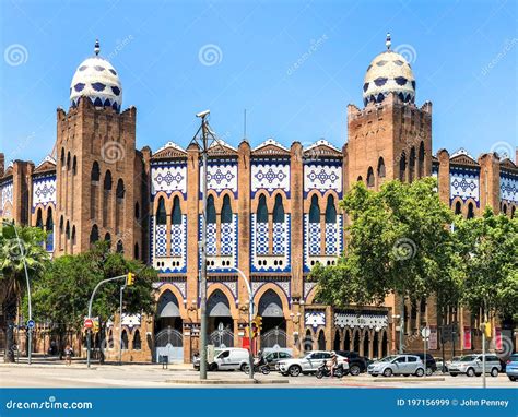 La Monumental, Former Plaza De Toros on a Sunny Day. Editorial Stock ...