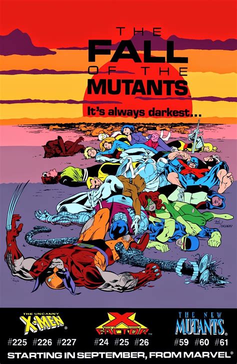 Fall of the Mutants (1987 X-Men crossover event) – Psychodad Comics