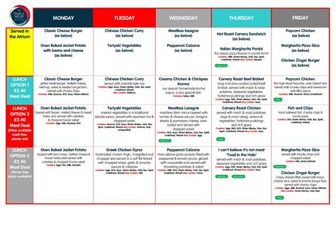 Temple Moor High School and Sixth Form on Twitter: "Our delicious menu for next week everyone ...