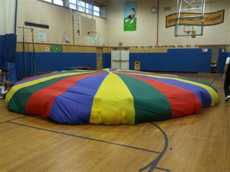 I’ve heard they no longer play with the parachutes at school, but I ...