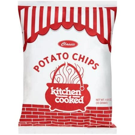 Kitchen Cooked Classic Potato Chips, 1.125 oz - Walmart.com