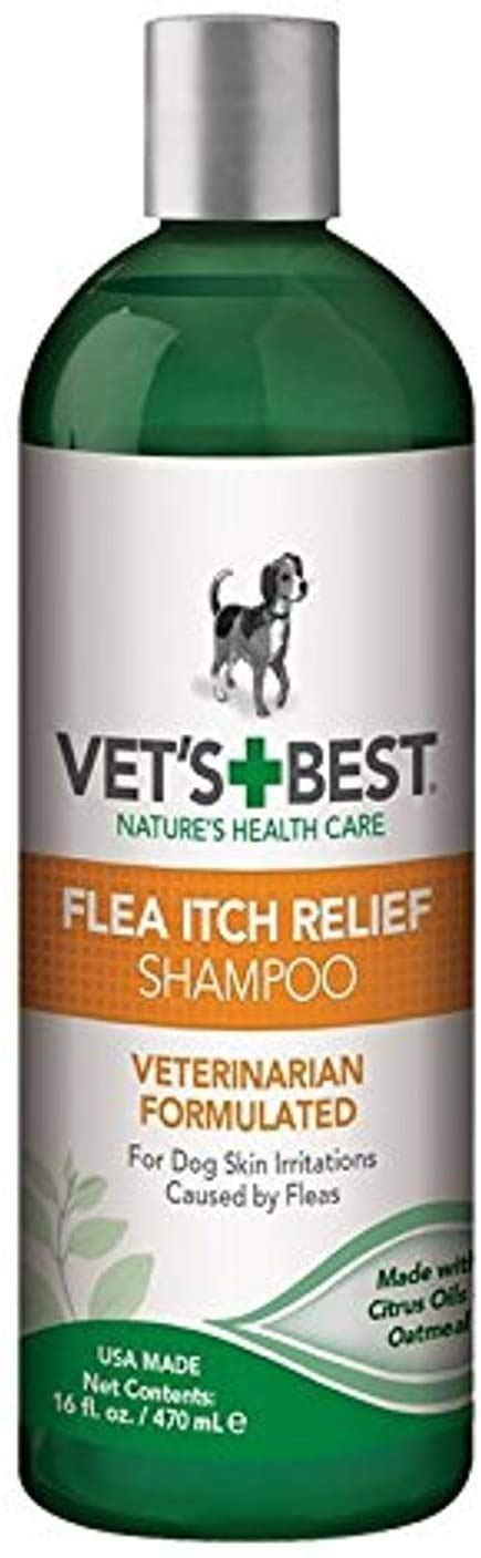 Vet’s Best Flea Itch Relief Dog Shampoo | Flea Bite Relief for Dogs | Relieves Irritation and ...