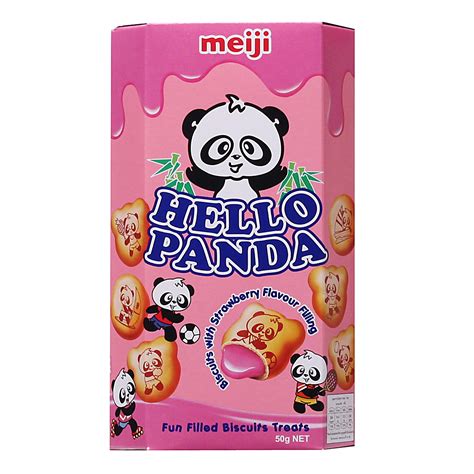 Meiji Hello Panda Strawberry 50g from Buy Asian Food 4U