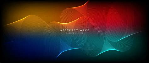 abstract wave line art 36760353 Vector Art at Vecteezy