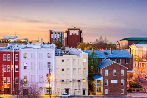 Athens, Georgia, USA downtown cityscape Stock Photo | Adobe Stock