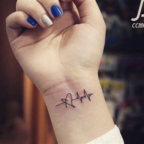 55 Memorable and Intriguing Heartbeat Tattoo Ideas