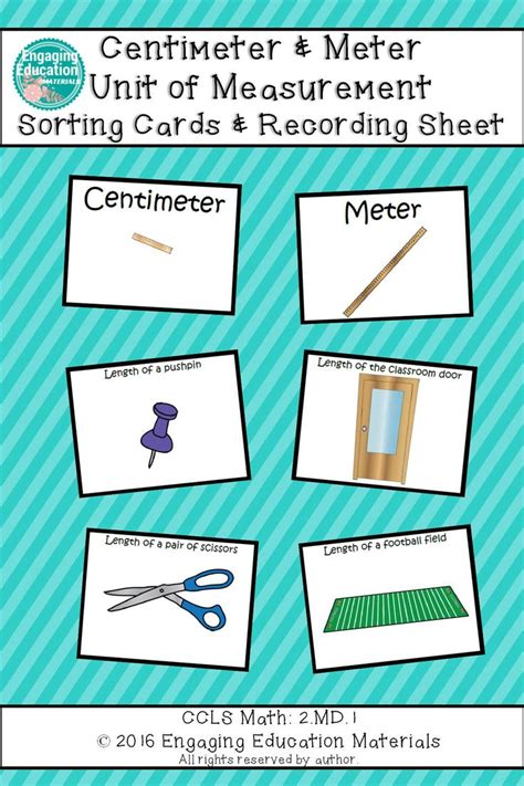 Students will be able to demonstrate their understanding of measuring in centimeters and meters ...