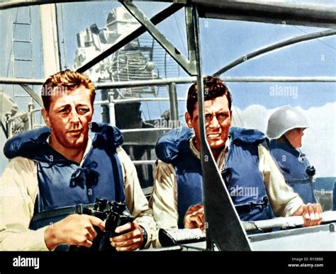 MITCHUM,HEDISON, THE ENEMY BELOW, 1957 Stock Photo - Alamy