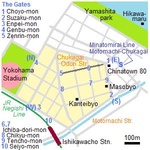 Yokohama Chinatown (Yokohama city, Kanagawa Prefecture) - Let's travel around Japan!