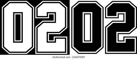 Jersey Number 2 Sport Sign Stock Vector (Royalty Free) 2136379207 ...