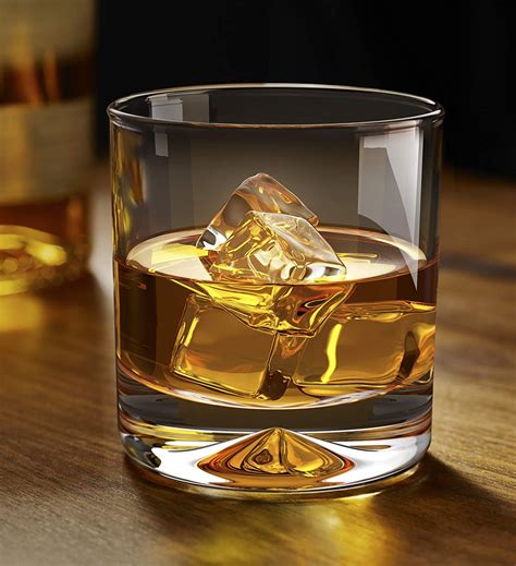 China Whiskey Glasses with Mountain Imprint 10 oz Rocks Glasses Lead ...