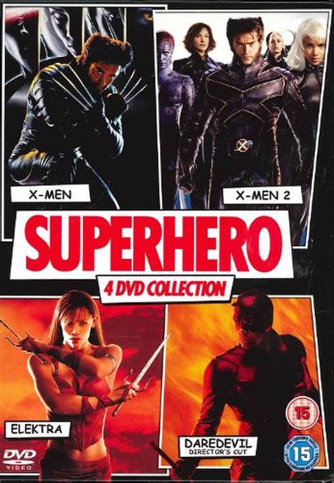 X-Men/X-Men 2/Daredevil (Directors Cut)/Elektra DVD | Zavvi