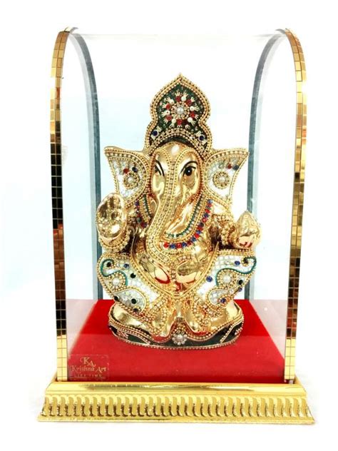 Handcrafted Artistic Embellished Lord Ganesha Murthi, STATUE #23353 ...