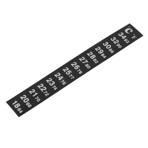 Aquarium Plastic Sticker Thermometer Temperature Inductive Adhesive Strip Black - Walmart.com