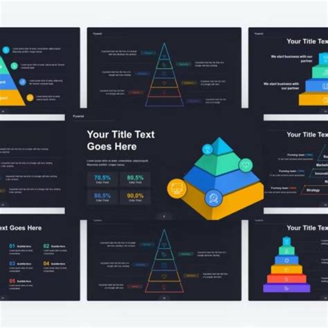 Pyramid Chart Infographic PowerPoint Template | Master Bundles