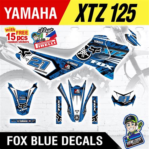 YAMAHA XTZ 125 Full Decals Sticker Body | Shopee Philippines