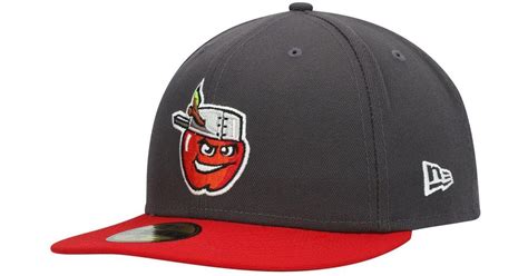 KTZ Gray Fort Wayne Tincaps Authentic Collection Road 59fifty Fitted ...