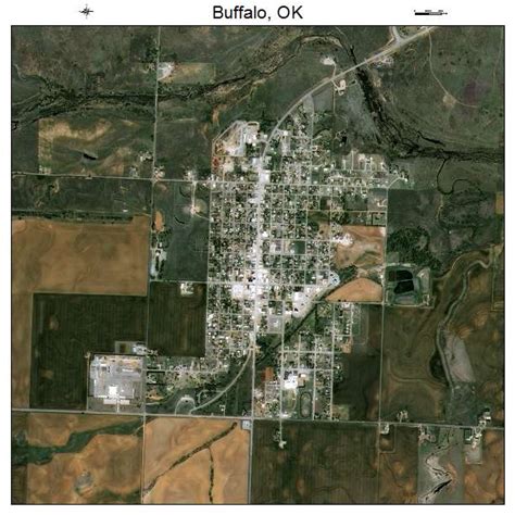 Aerial Photography Map of Buffalo, OK Oklahoma