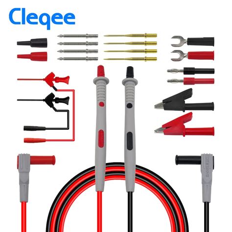 Aliexpress.com : Buy Cleqee Multimeter probes replaceable needles test leads kits probes for ...