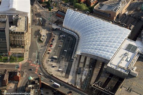 Victoria Station Manchester from the air | aerial photographs of Great ...