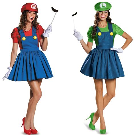 playing super mario games super mario luigi costume sexy mario and ...