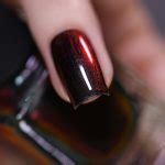 Eclipse - Black to Red Ultra Chrome Nail Polish by ILNP