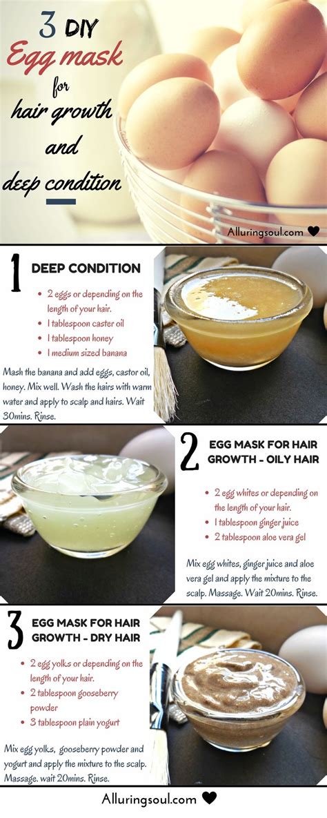 Egg mask for hair - Egg mask for hair can be helpful as it is rich in ...