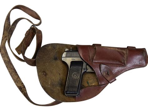 Original M57 / TTC Tokarev Pistol Holster - Brown/Tan Leather