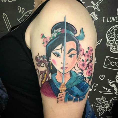 Mulan tattoo feita por Keka Miranda | Disney tattoos, Tattoos, Sleeve tattoos