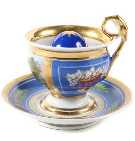 ANTIQUE FRENCH CUP AND SAUCER | Tea cups, French antiques, French cup